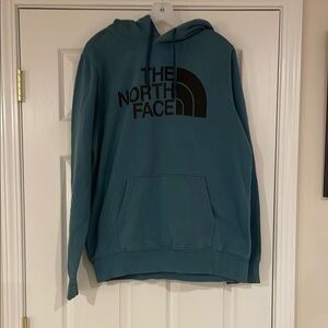 The North Face Blue Pullover Sweatshirt with Logo